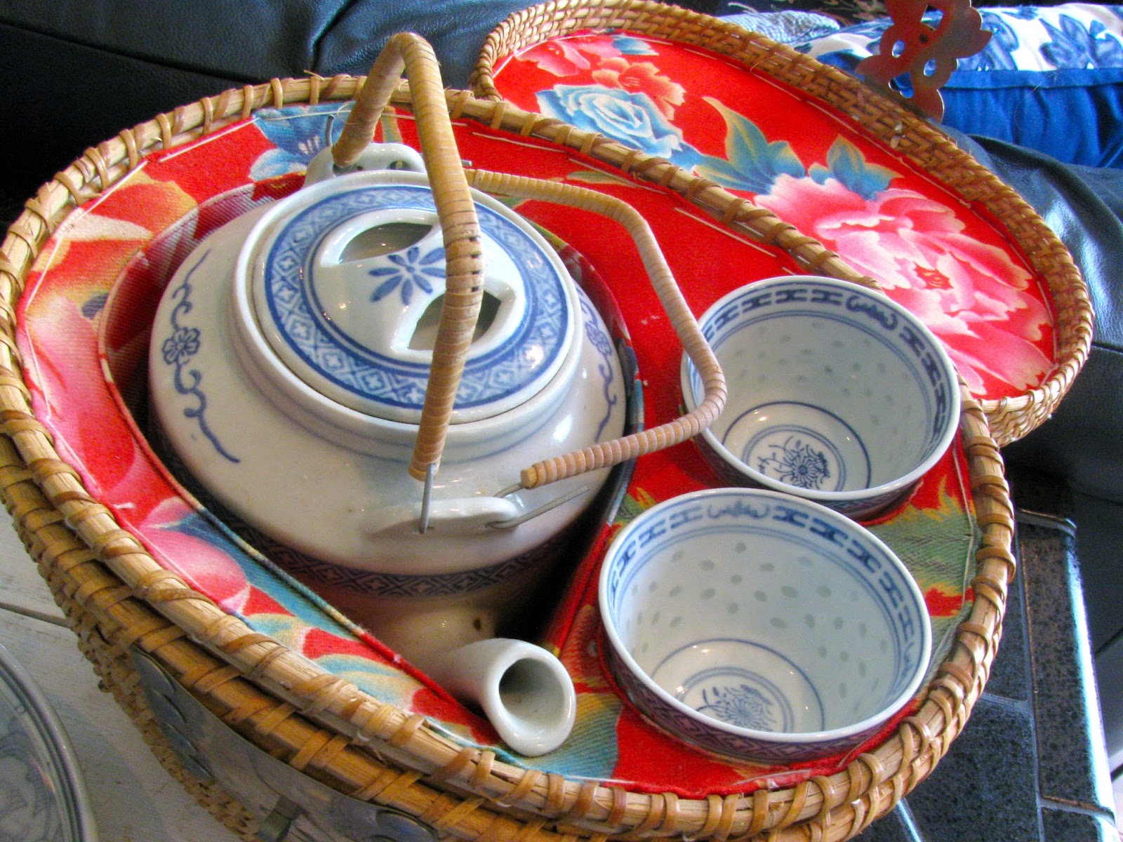 MAY DAYS Chinese Travel Tea Basket