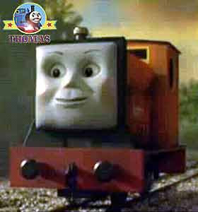 Listen Thomas diesel Rusty the tank engine hooted happily Skarloey the train telling a famous story