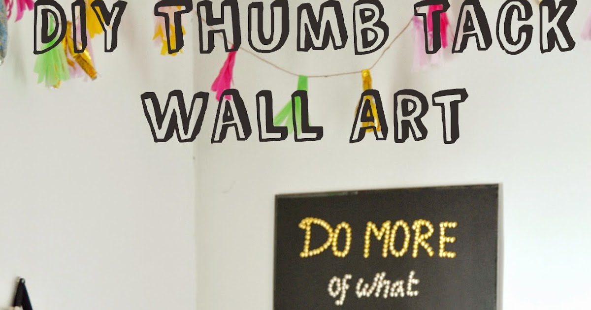 Vikalpah DIY Thumb tack wall art