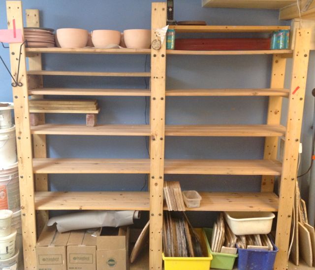Bridges Pottery Blog Empty Shelves Shifting Bridges Pottery Empty Shelves All Loaded In The Kiln