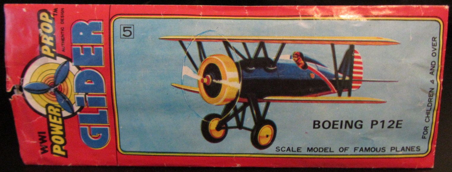 The Styrofoam Glider Squadron WWI Power Prop Glider 5 Boeing P12E