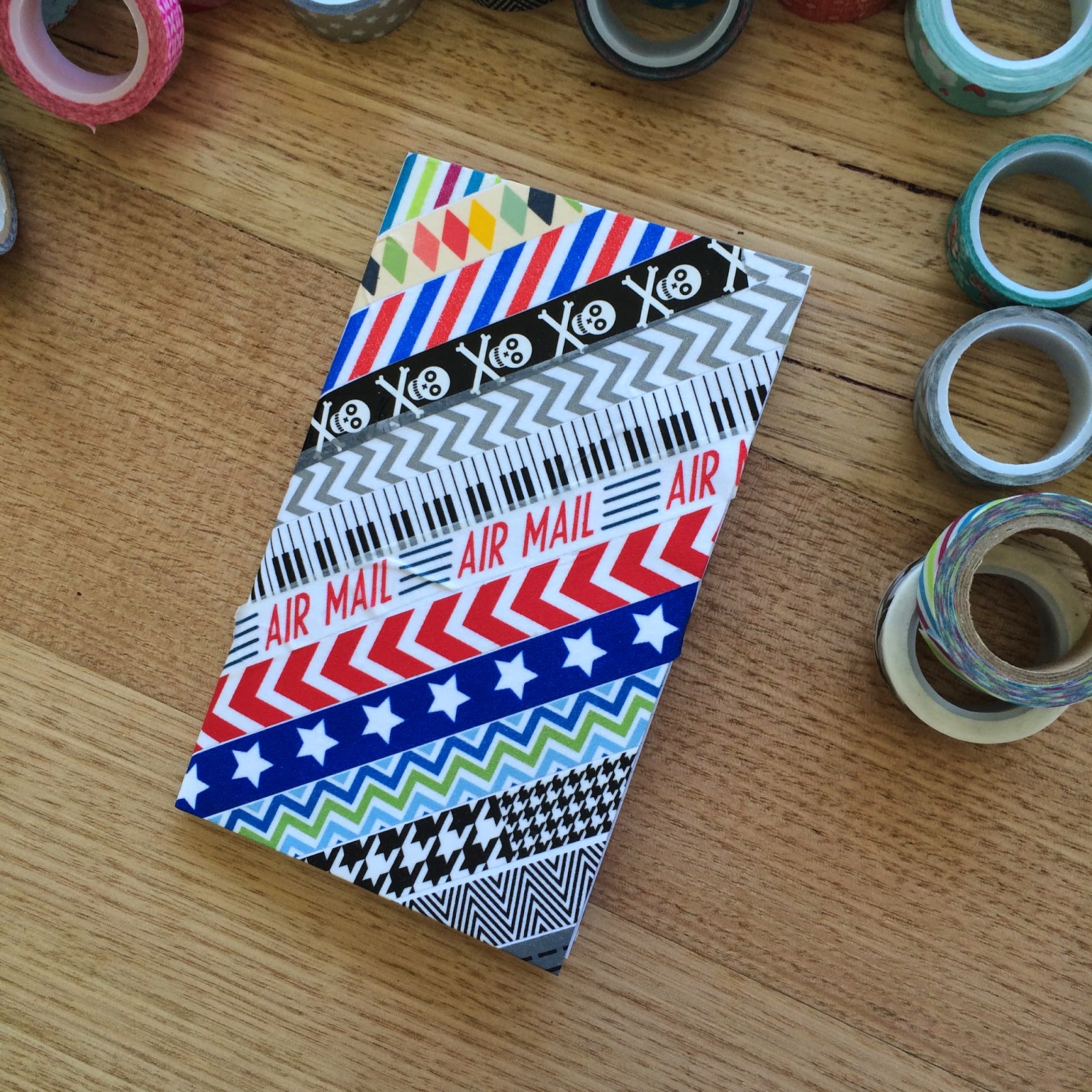 make it perfect .Washi Tape the school books.