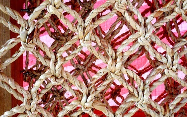 Decorative nets made from banana fibre 