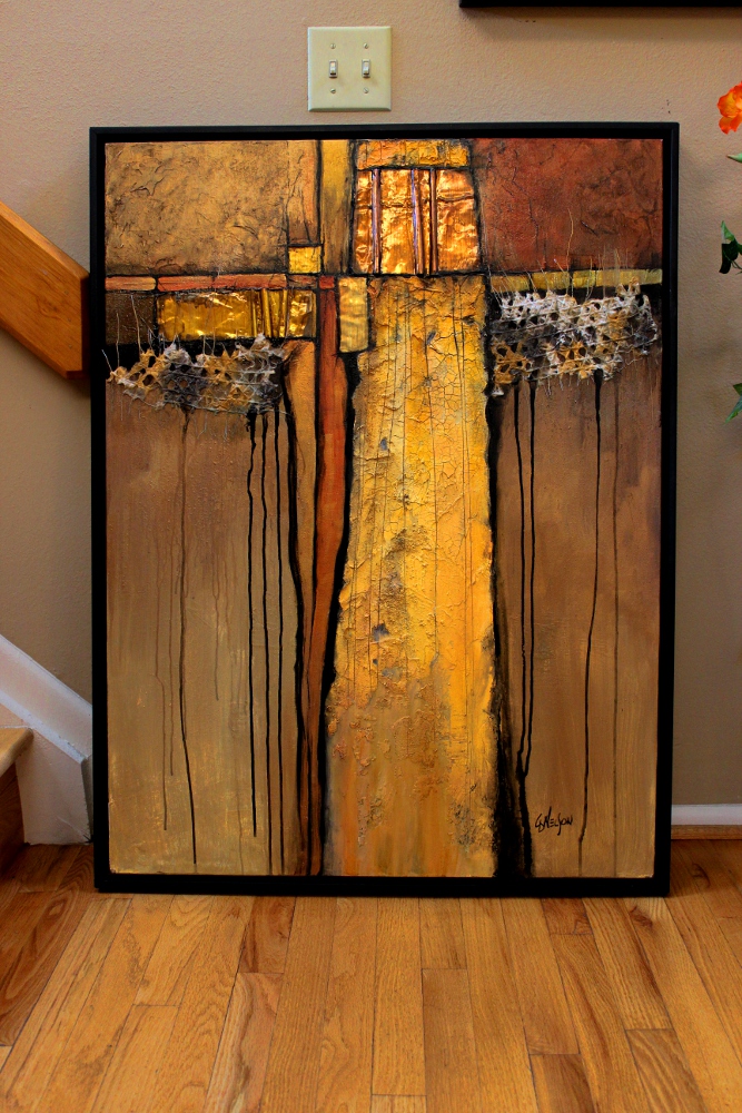 CAROL NELSON FINE ART BLOG "Tapestry", mixed media contemporary