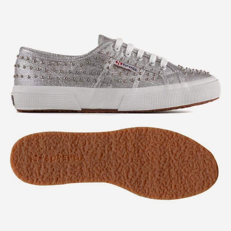 superga alte con borchie