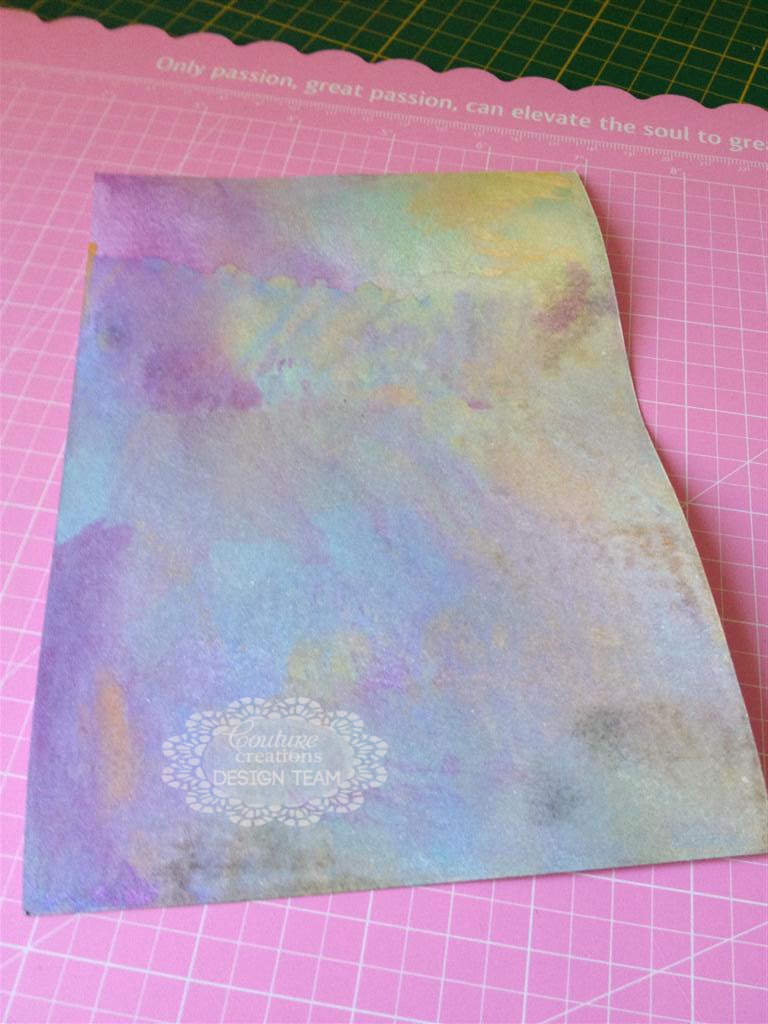 Faux Tie Dye Card by Bridget Louw Couture Creations