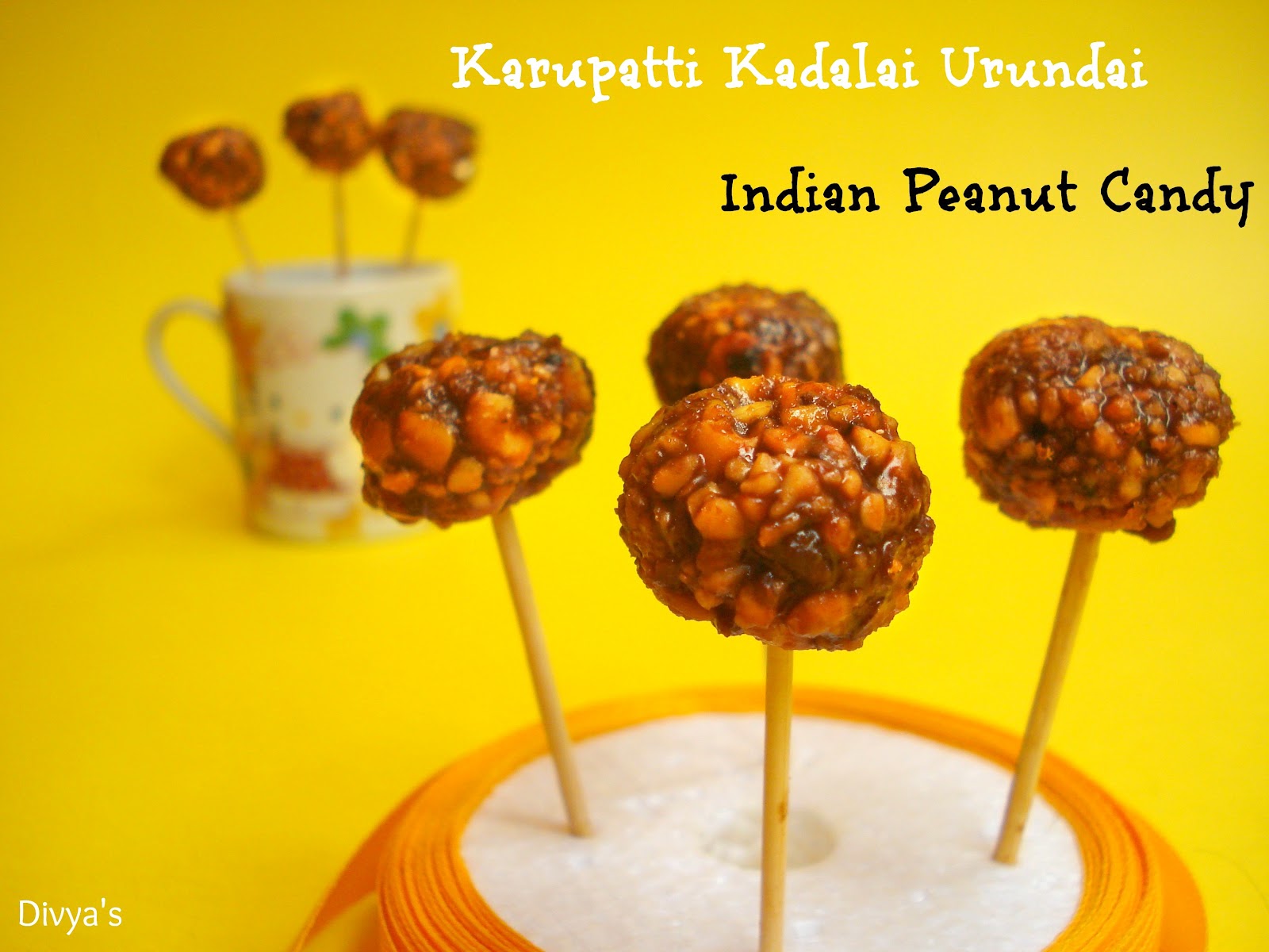 Karupatti Kadalai Urundai / Indian Peanut Candy You Too Can Cook
