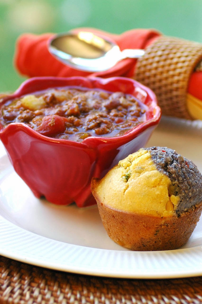 Savoring Time in the Kitchen Blue and Yellow Corn Muffins and A Winner!