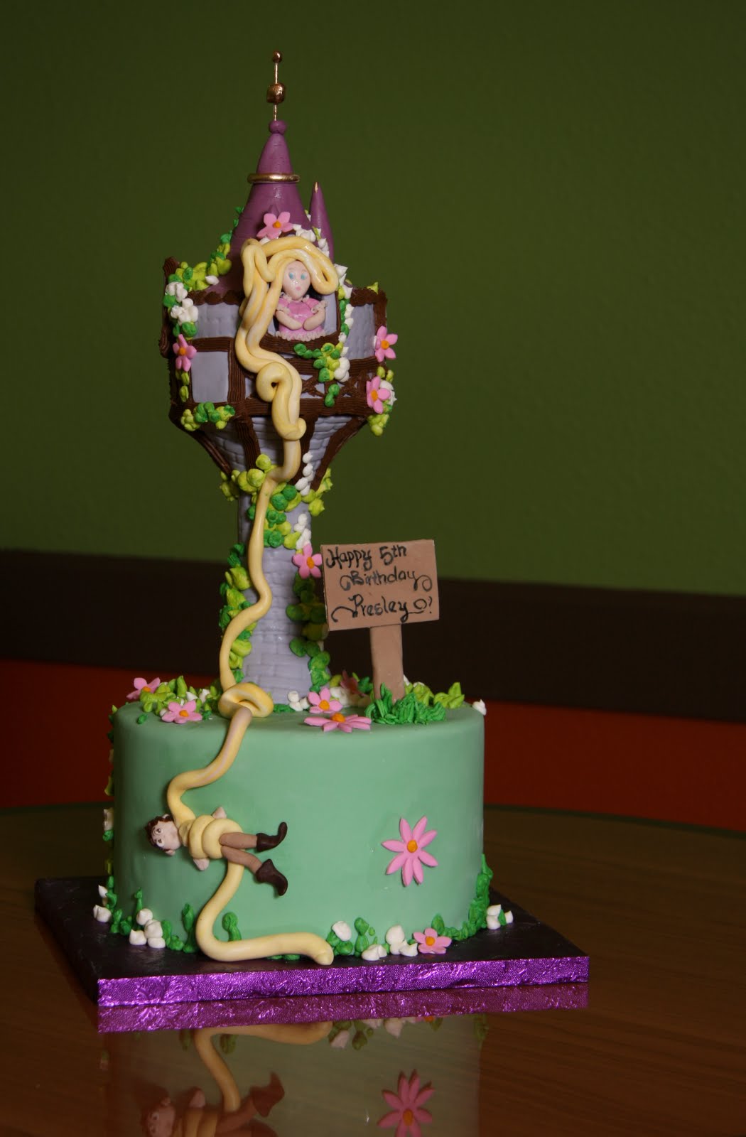 The Crimson Cake Blog Tangled Tower Cake The Crimson Cake Blog Tangled Tower Cake