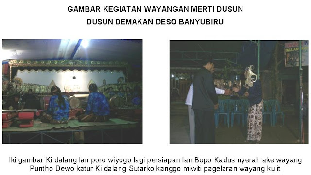 MERTI DUSUN, DUSUN DEMAKAN DESO BANYUBIRU