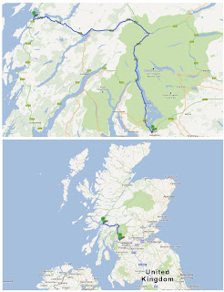 Map of scotland