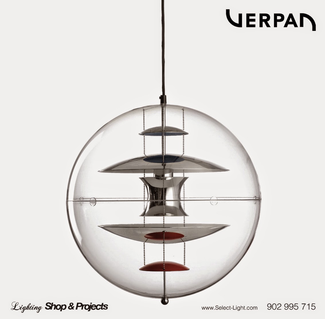 VP Globe VP Globe hanging light By Verpan
