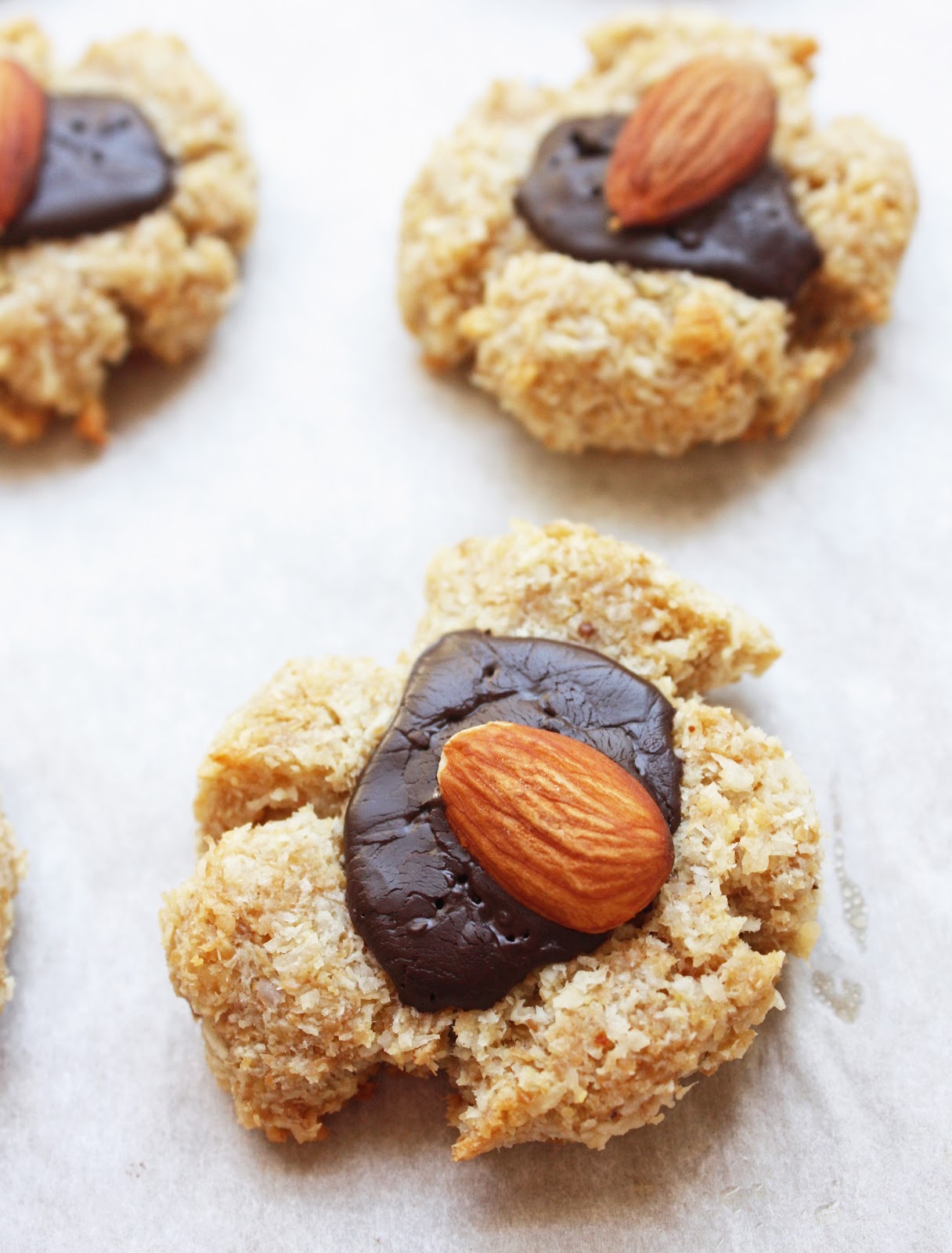 Almond Joy Cookies Low Carb and Gluten Free I Breathe I'm Hungry