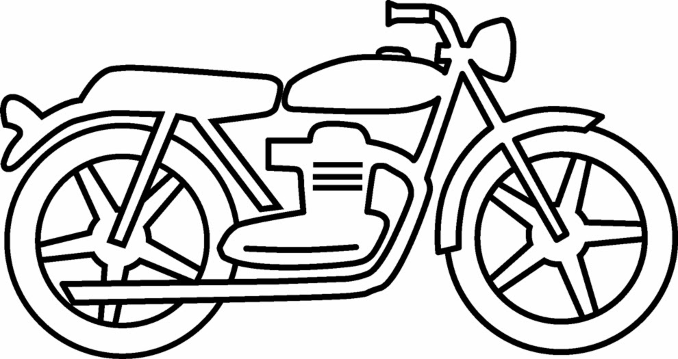 Line Art Year 2 : Disegni di moto da colorare