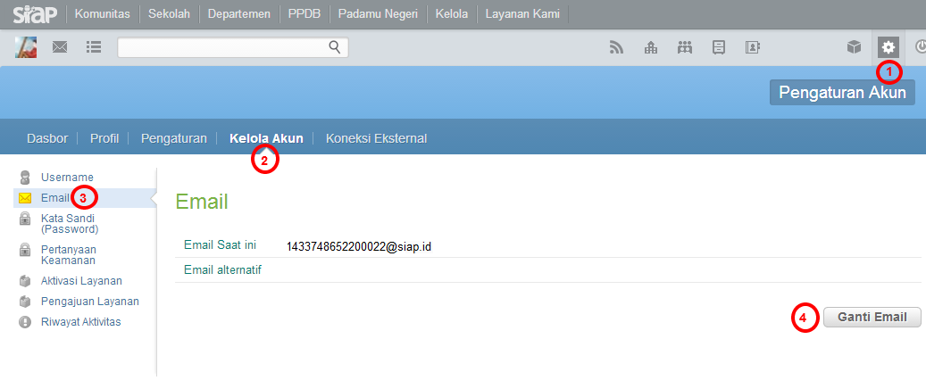 PANDUAN PENGATURAN EMAIL UNTUK LOGIN PTK PADAMU NEGERI 2015 ALTERNATIF SELAIN PEGID / NUPTK PANDUAN PENGATURAN EMAIL UNTUK LOGIN PTK PADAMU NEGERI 2015 ALTERNATIF SELAIN PEGID / NUPTK