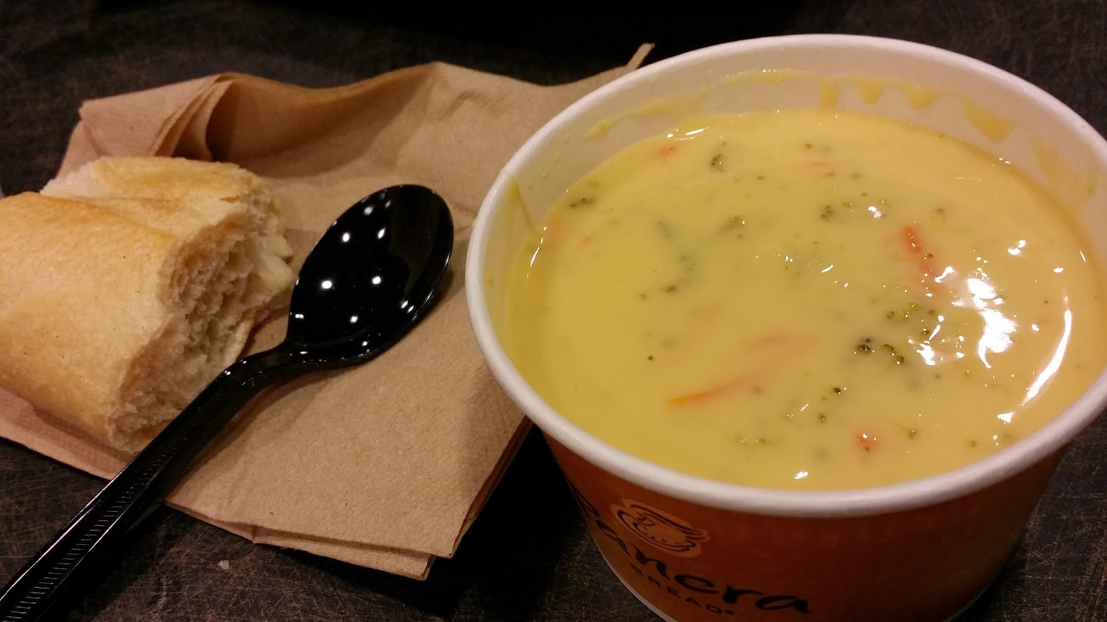 Unarguably Delicious! Panera Bread's Broccoli Cheddar Soup and French