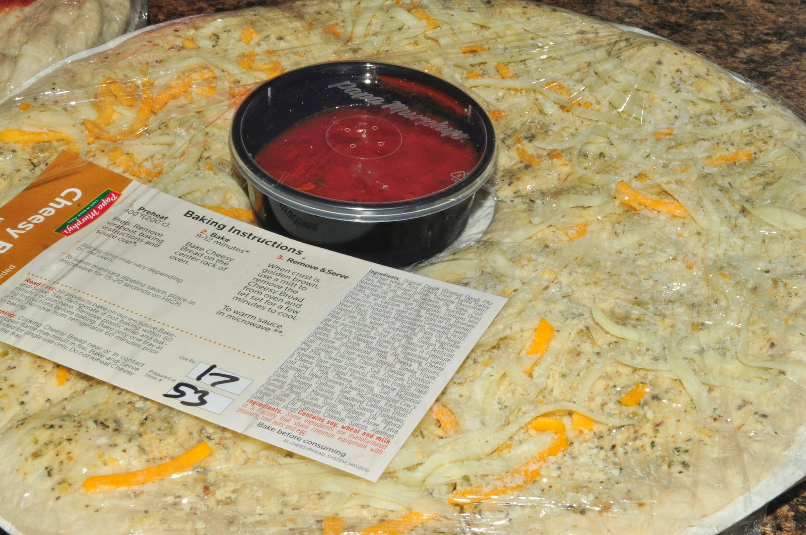 papa murphy's thick and cheesy bread baking instructions