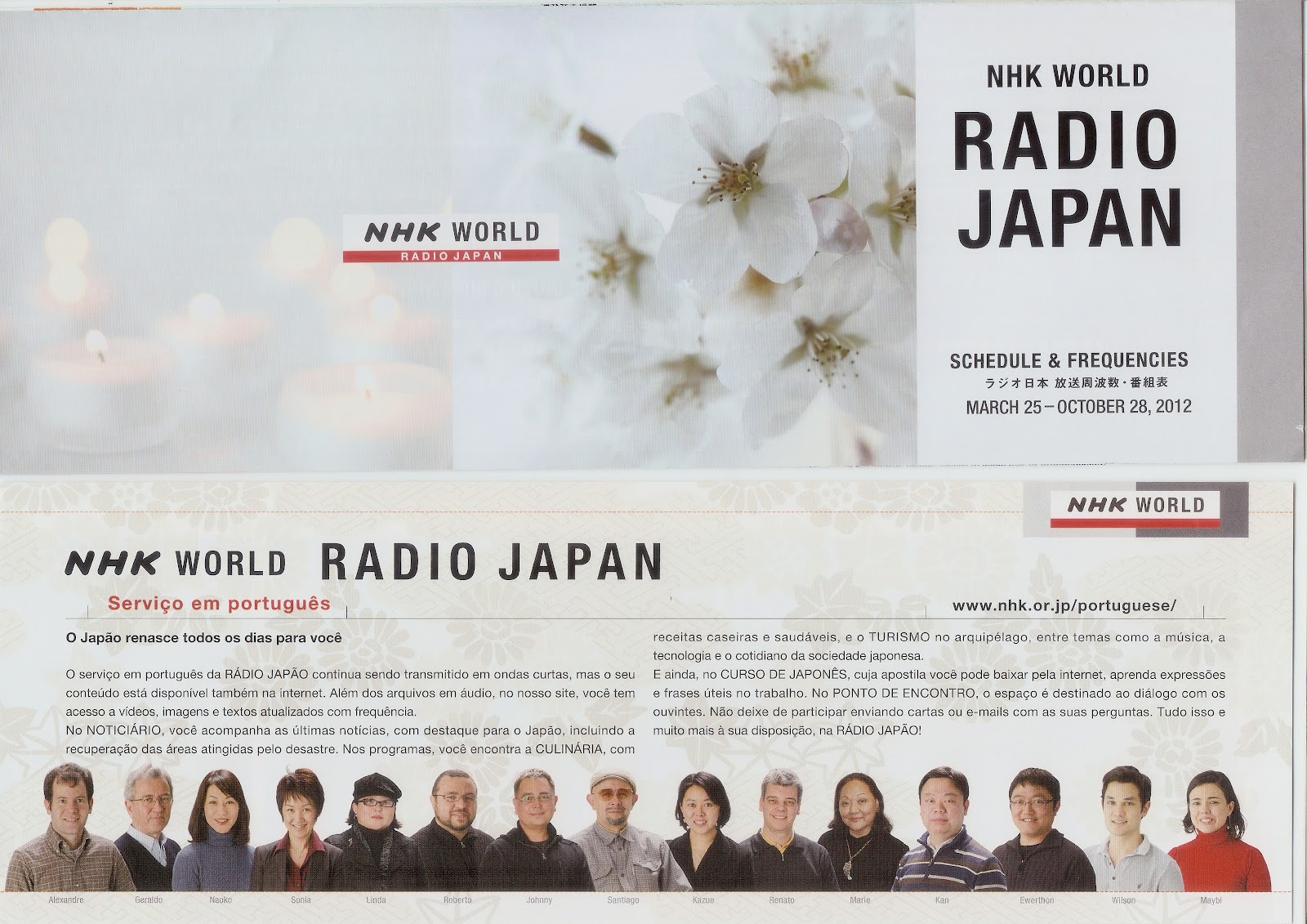 NHK WorldRádio Japão(Via SantiagoChile) Shortwave Dxing Desde Brasil