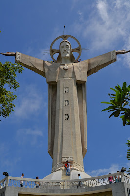 Jesus statue on top of Small Mountain , Jesus statue on top of Small Mountain Vung tau