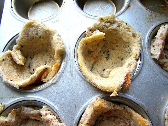 Quiche Toast Cups w/ Broccoli & Bacon