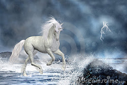 Unicorn, legendary mithological creature