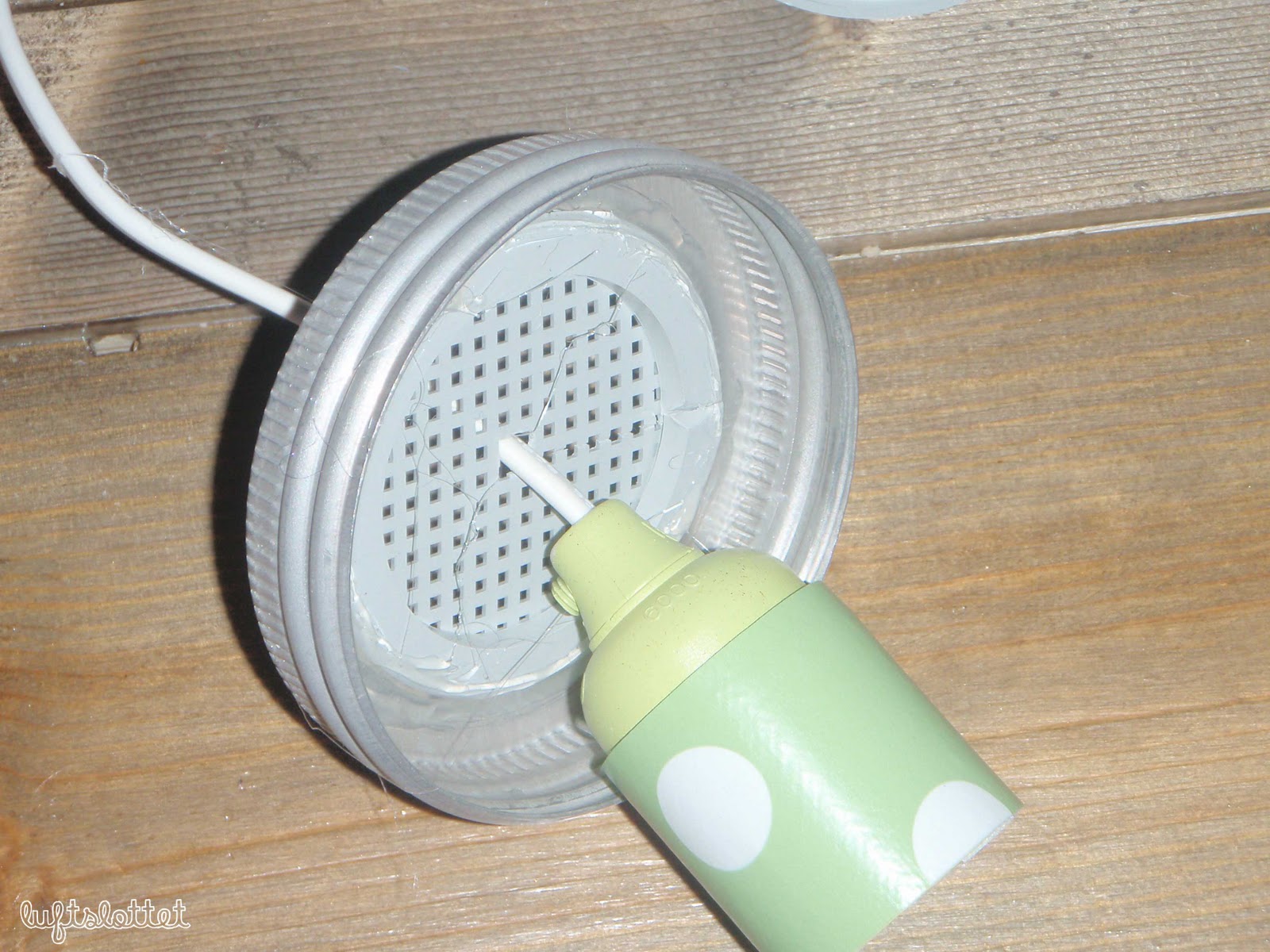 Luftslottet: norgesglasslampe diy