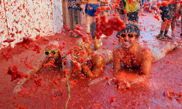 FOTO : Festival La Tomatina Di Spanyol / Spain Terbaru 2015 FOTO : Festival La Tomatina Di Spanyol / Spain Terbaru 2015