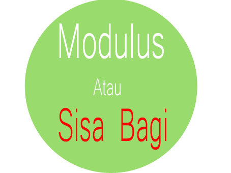 Hardiansah Dermawan Penjelasan Tentang Modulus Atau Sisa Bagi