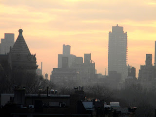 Sunrise over Central Park New York City