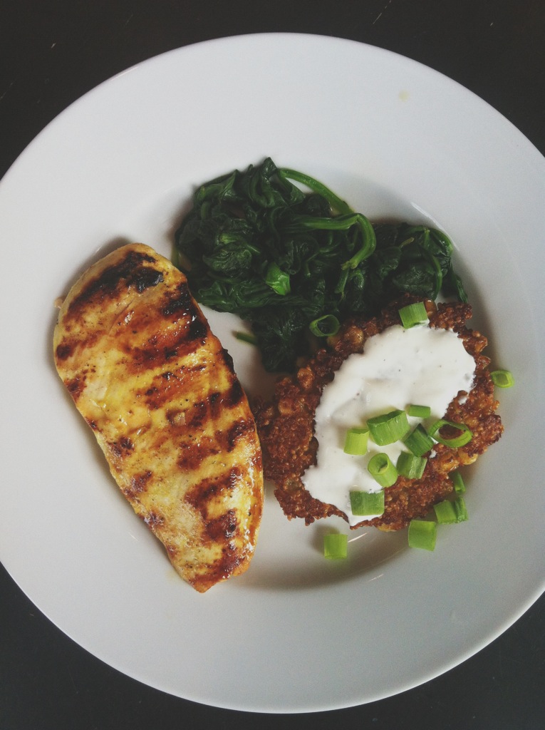 Buggie and Jellybean Quinoa Corn Cakes