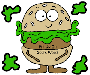 Hamburger "Fill Up On God's Word" Craft