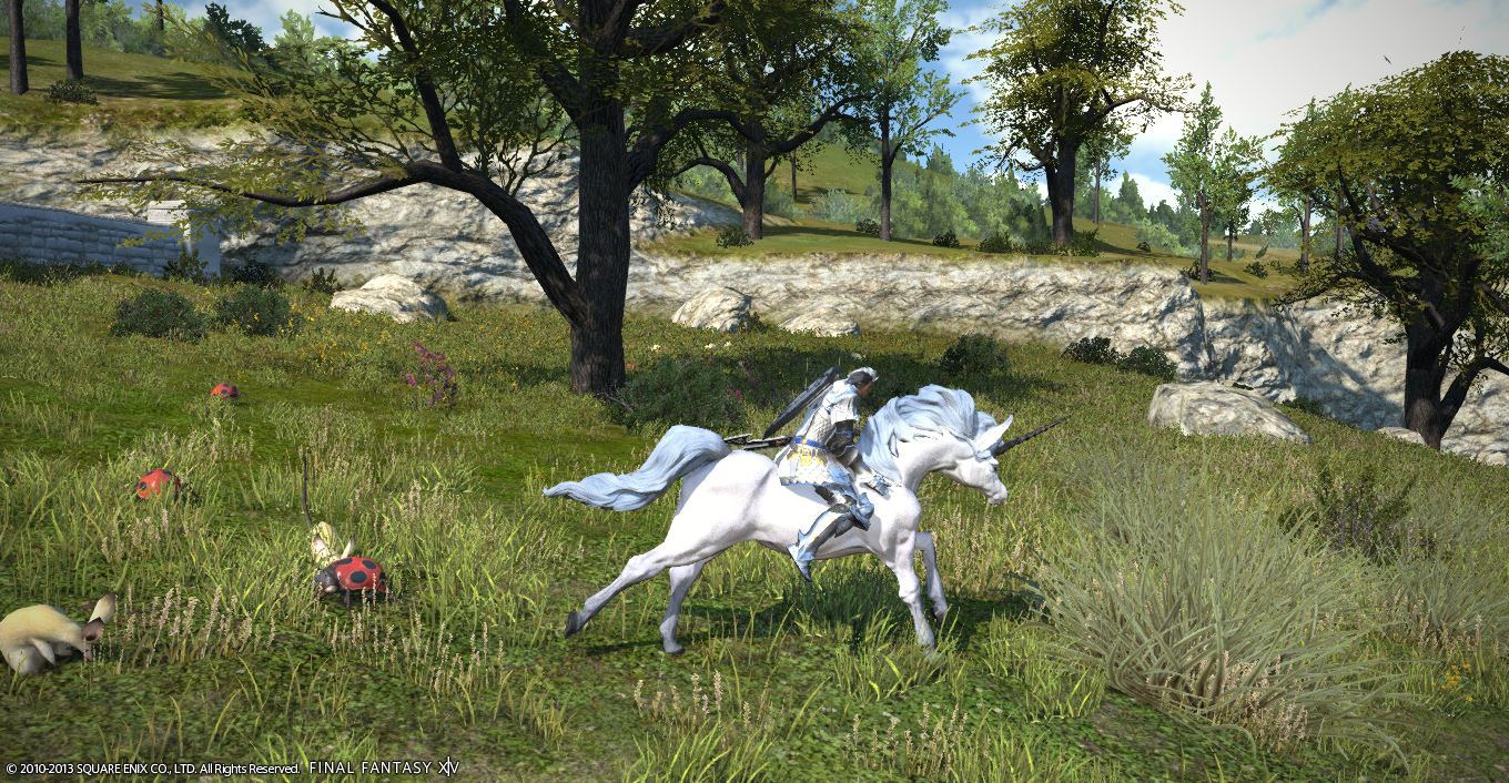 The Ishgardian Magitek Armour Mount is utterly AWESOME!