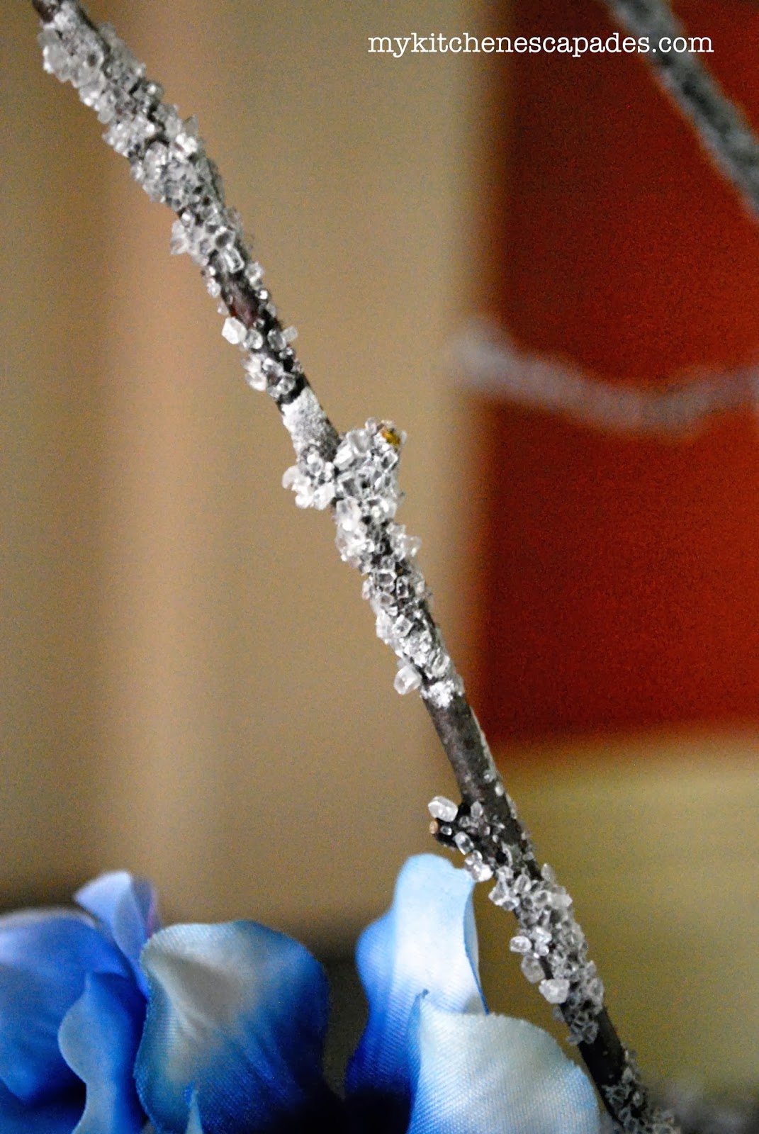 DIY Ice Covered Branches