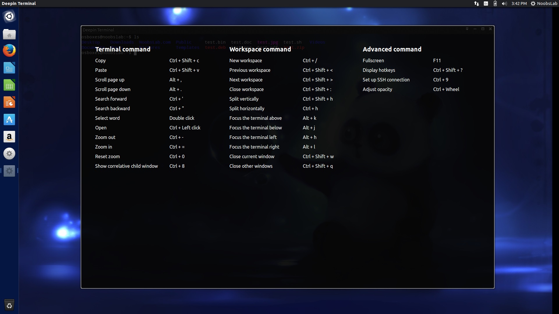 Linux open terminal freelader
