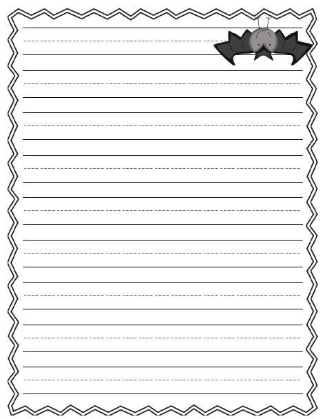 Bat writing paper