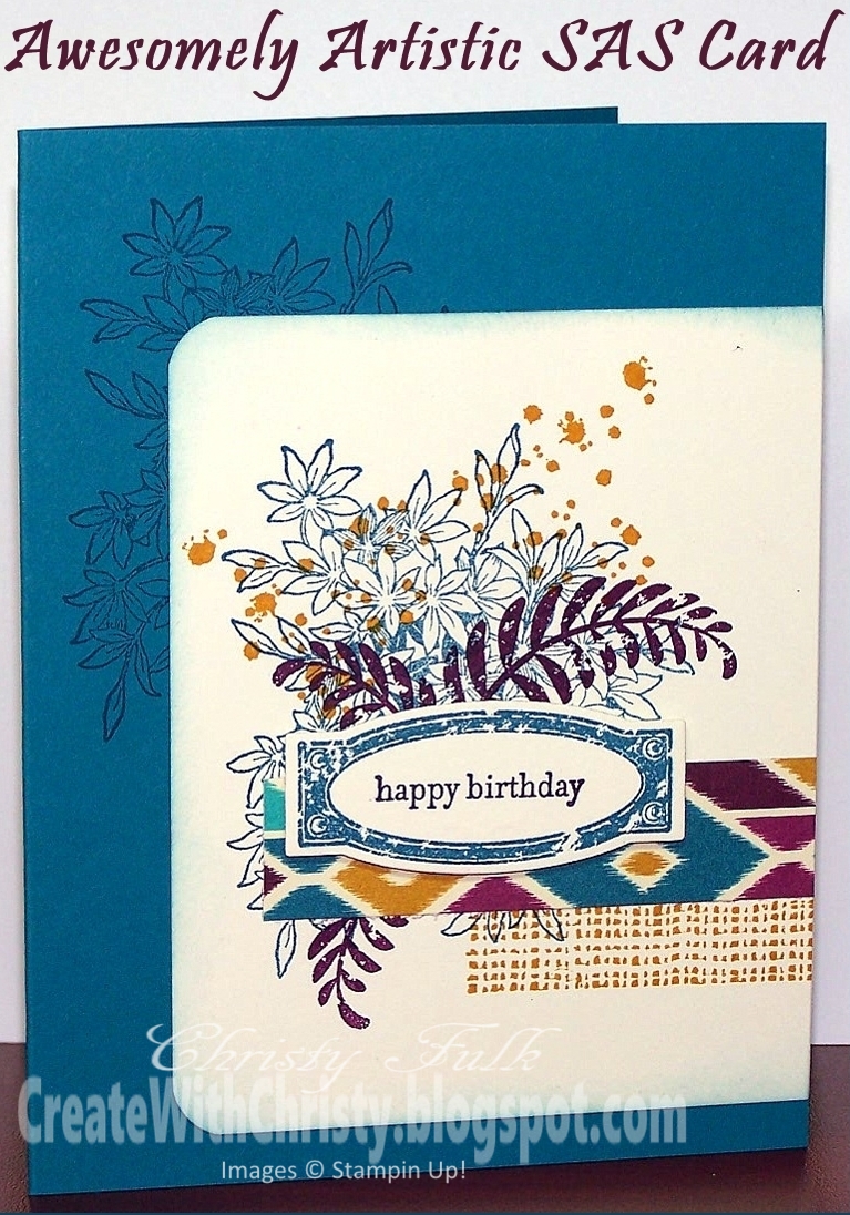 Create With Christy Awesomely Artistic SAS Card