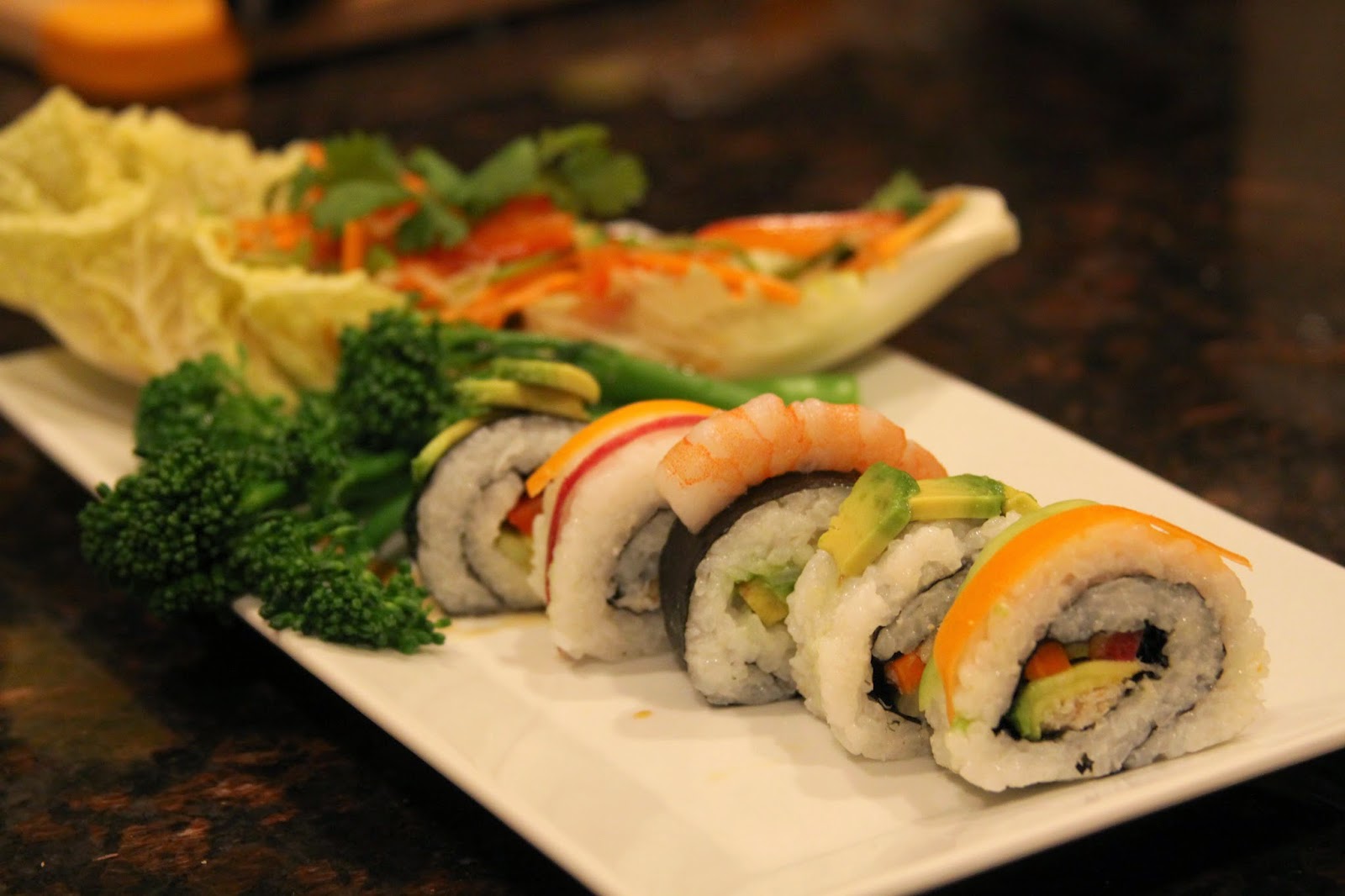 That harpist can cook! Safe Sushi! (no raw fish) Plus a recipe for