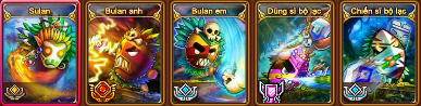 Thẻ bài bộ lạc tà thần gunny Thẻ bài bộ lạc tà thần gunny