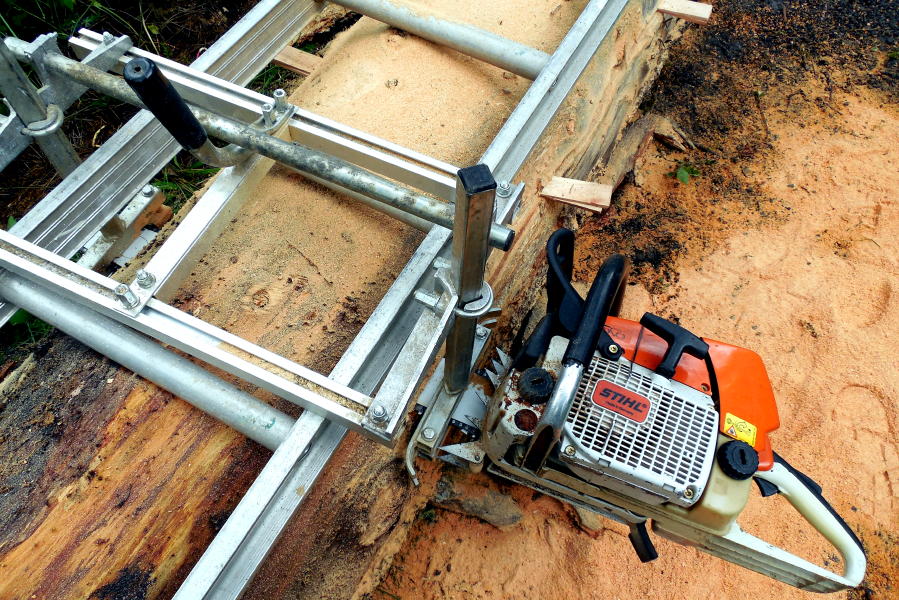 Off Grid Home Sweet Home Alaskan Chainsaw Mill Off Grid Home Sweet Home Alaskan Chainsaw Mill