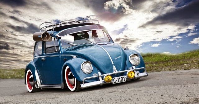 Fusca Azul - Euro Style | Carros Tunados e Antigos