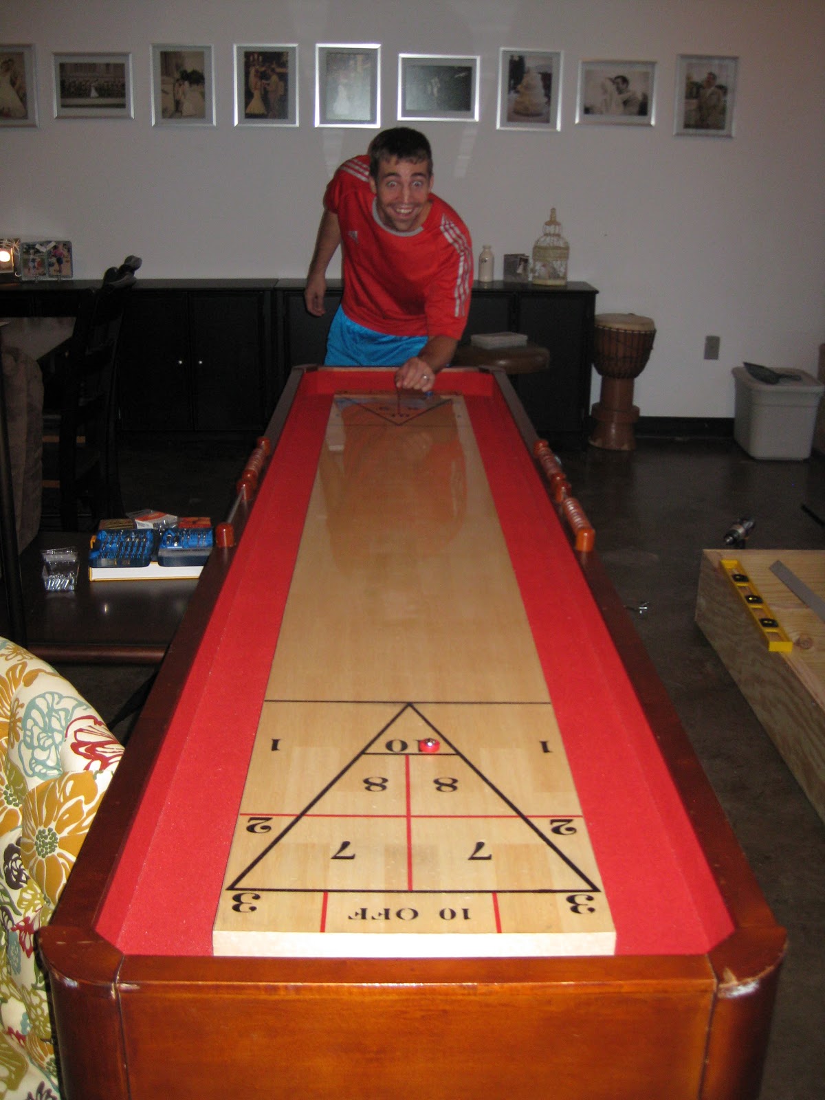 love, the porters the shuffleboard bar!