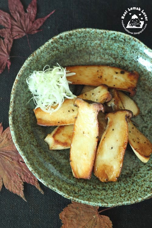 Nasi Lemak Lover Japanese Salt Grilled Eryngii Mushrooms (Kinoko no