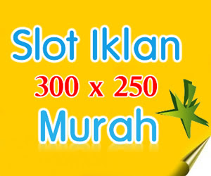 PASANG IKLAN BANNER 300 x 250