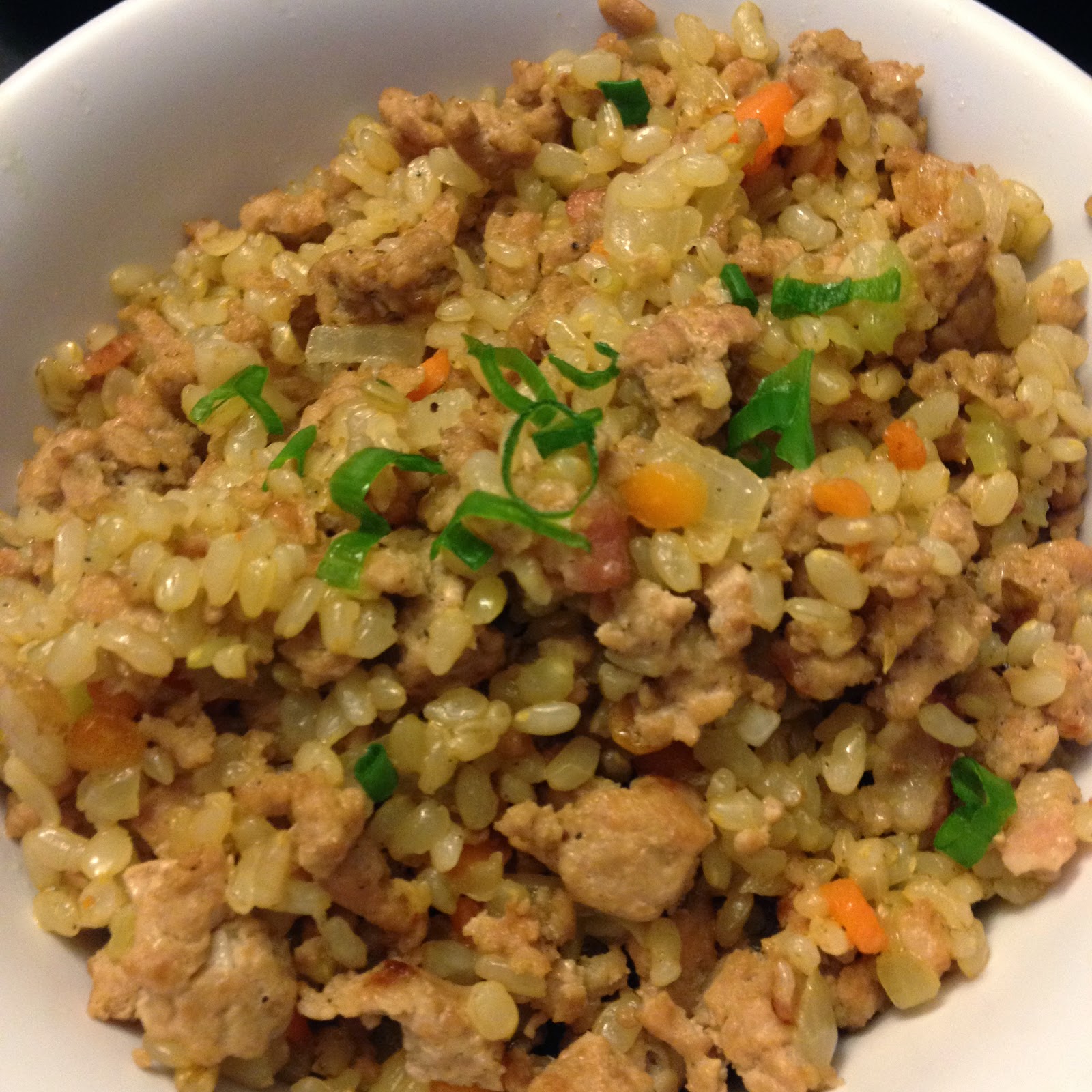Sam Chao's Recipes: Turkey with Brown Rice ( Fried Rice)