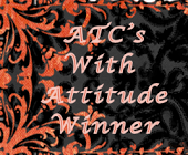 I won ATCs and cards with attitudes challenge
