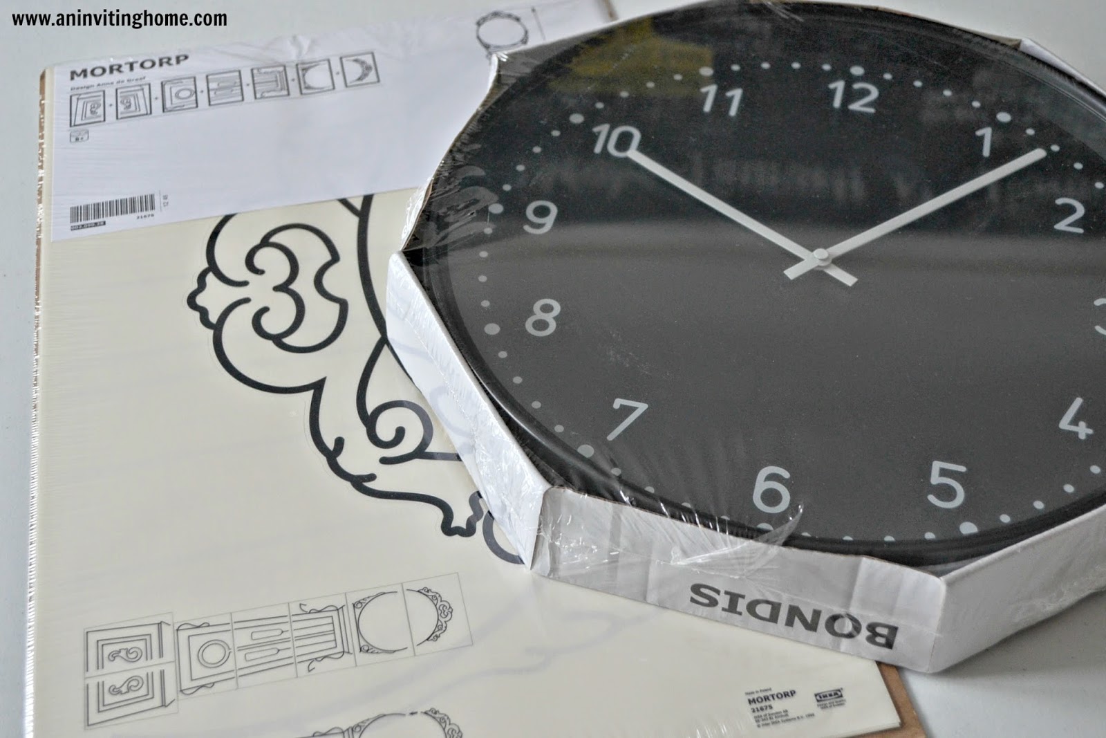 An Inviting Home The IKEA Grandfather Clock Sticker
