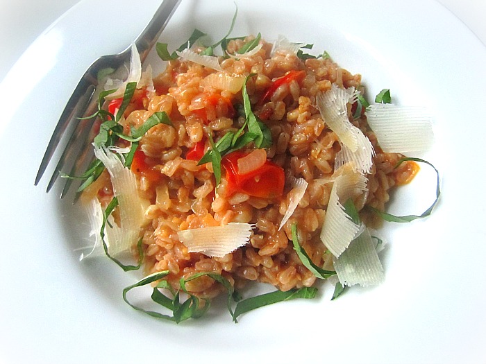 Genius Meal One Pan Farrotto w/ Tomatoes