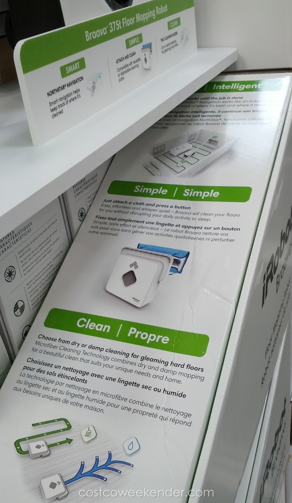 iRobot Braava 375T Floor Mopping Robot Costco Weekender