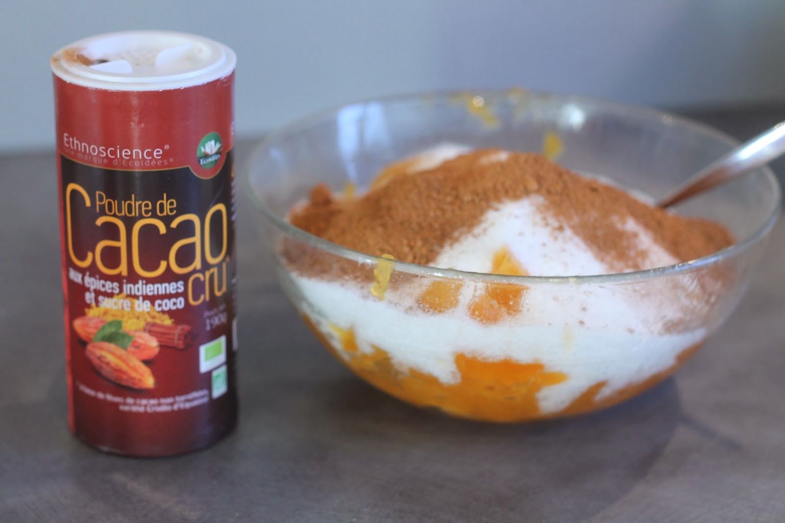 Flo bidouille en cuisine Confiture épicée de kakis au cacao cru