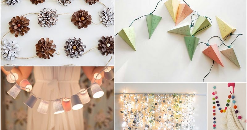 Kanelstrand: Weekend DIY: Creative Christmas Garlands